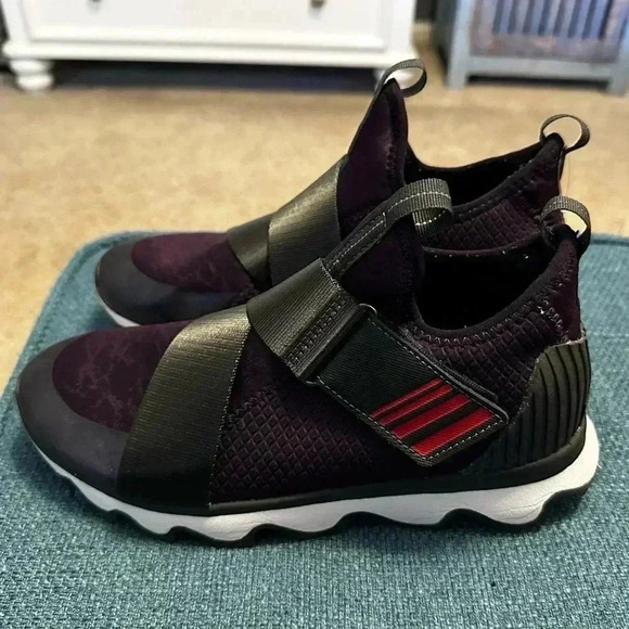 Sorel Kinetic Impact Purple Slip On Sneakers - Picture 5 of 11